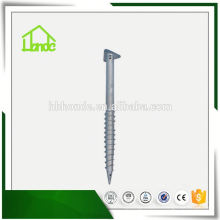 Descuento tornillo triangular galvanizado tornillo de tierra tornillo ancla